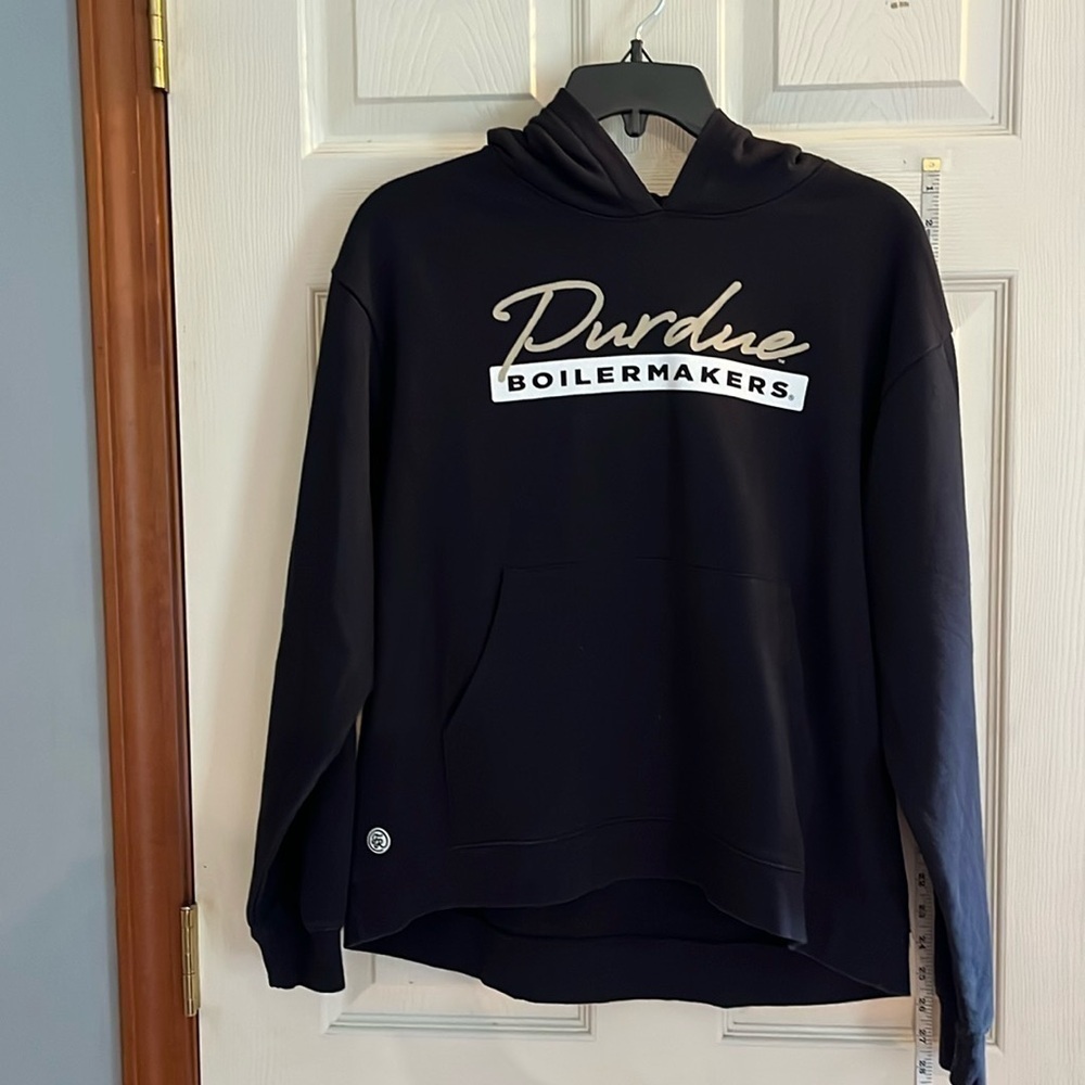 Fall rush-Purdue University -women’s M-black-boilermakers  hooded sweatshirt.